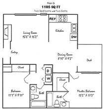 Marina 2x2A 065 floor plan